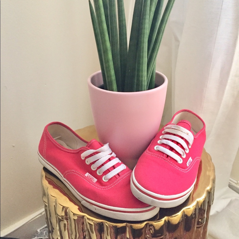 Vans Lo Pro Red Sneakers